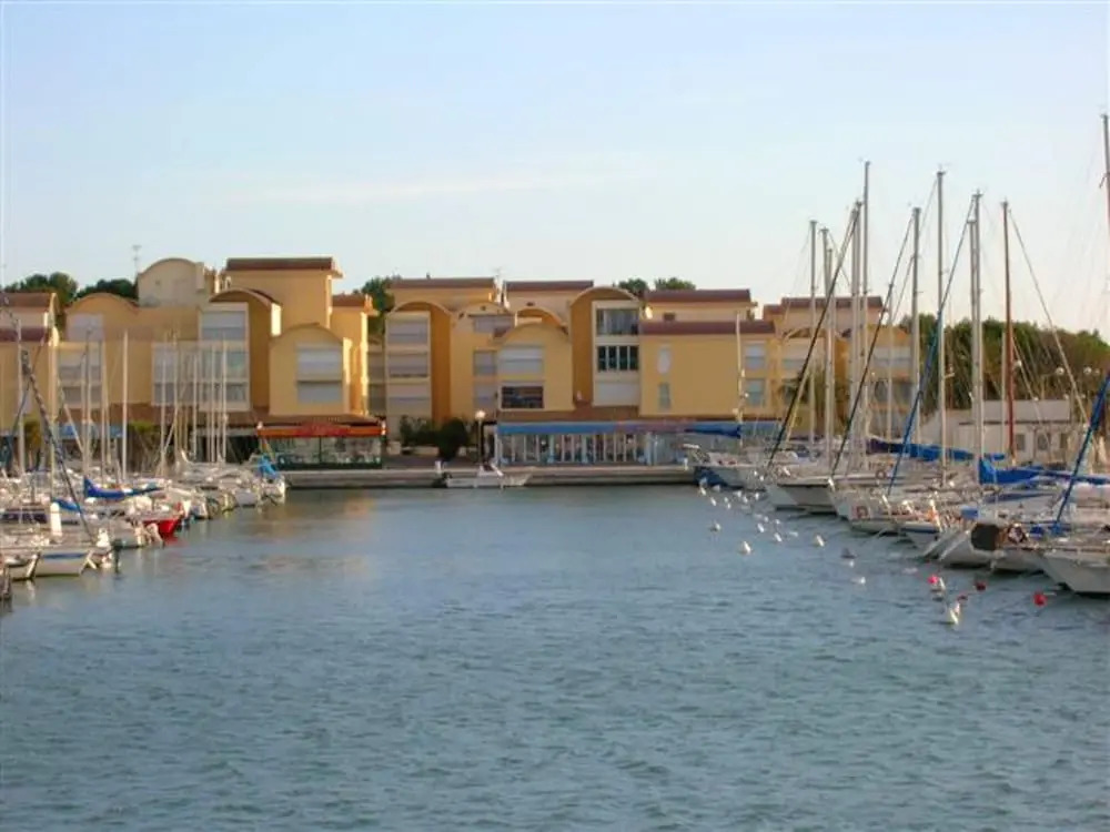 Apartment With one Bedroom in Gruissan, With Shared Pool and Furnished Balcony - 2 km From the Beach
