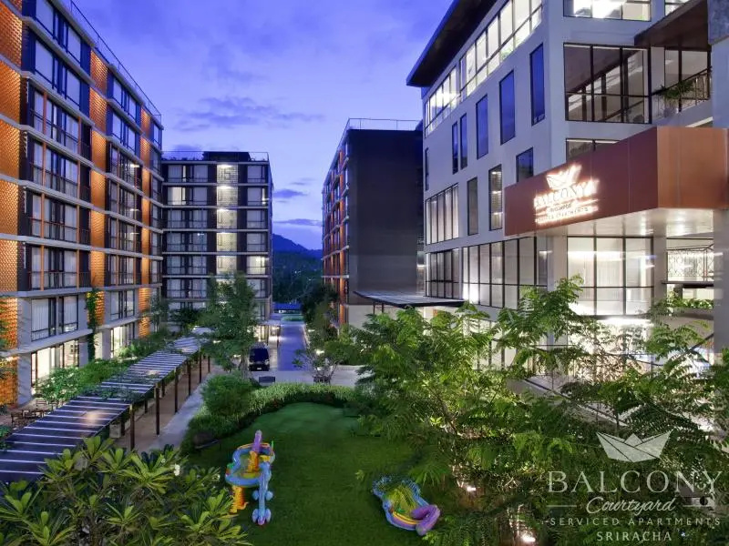 Balcony Courtyard Sriracha Hotel & Serviced Apartments