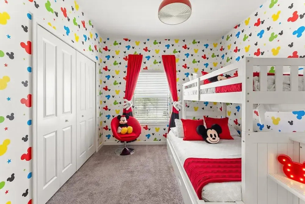 5 BR Disney Themed Bedrooms