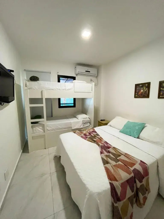 Apartamento no Porto Real Resort com vista para praia para 6 adultos e 4 adolescentes
