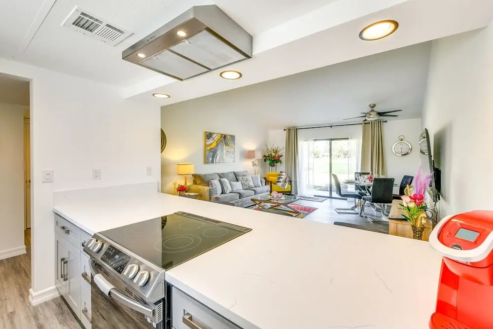Furnished Patio + Resort Pools: Palm Desert Condo