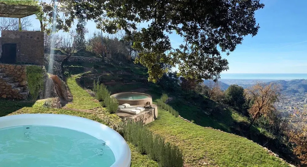 Il Podere di Metato Restored Tuscan Farmhouse With Pool With Views of Hills and Sea
