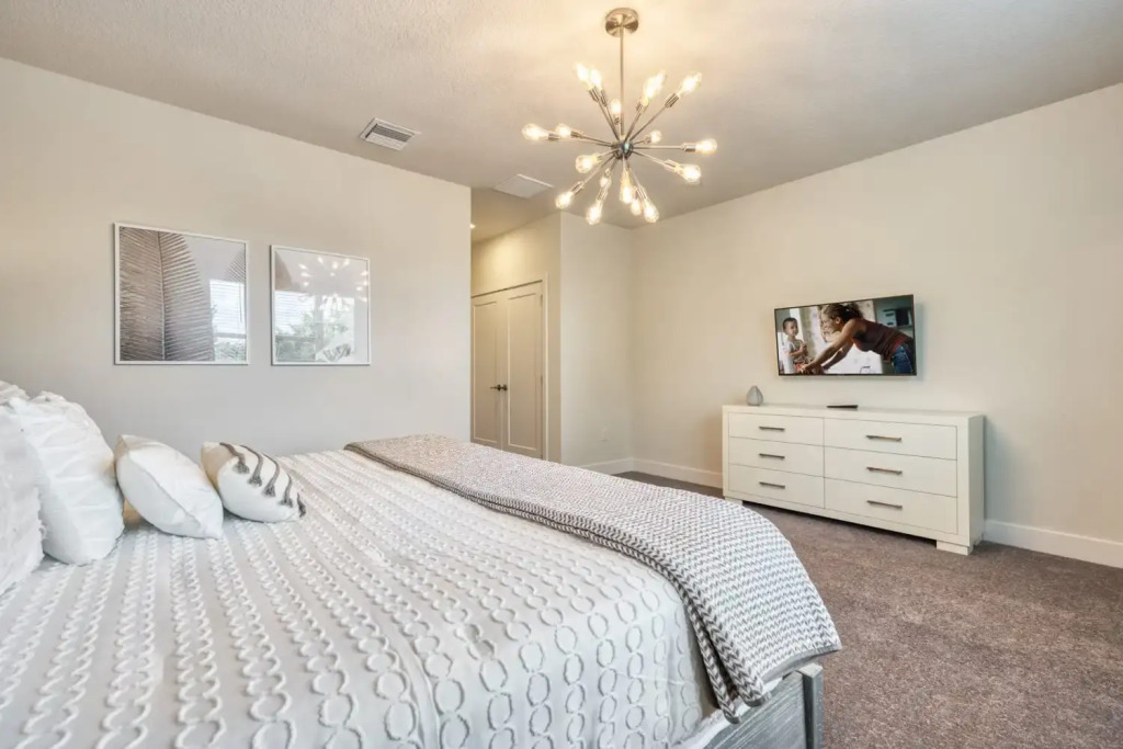 Modern and spacious home with private pool near Disney