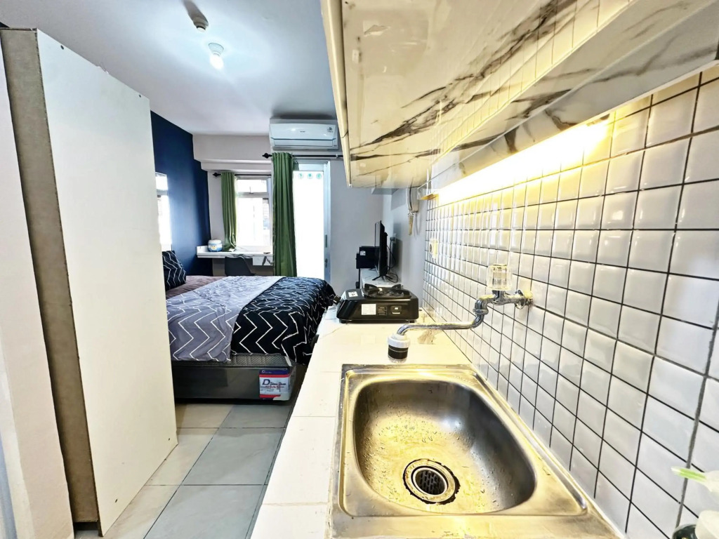 Homey Studio 1BR, Fast Wifi SMARTtv HotShower Tower H