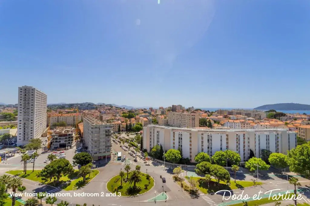 Sea view 3 bedroom with AC and parking - Dodo et Tartine