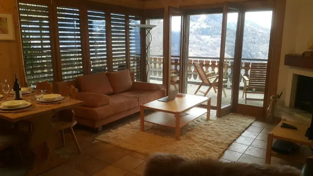 Appartement de 2.5 pièces avec vue imprenable - Veysonnaz
