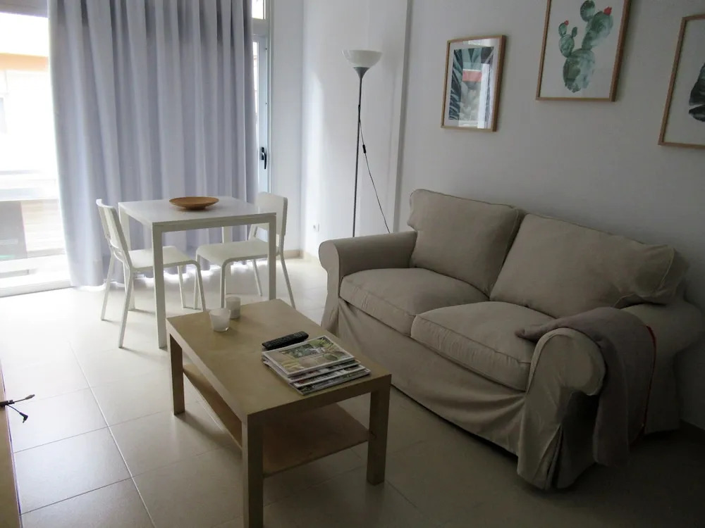 Apartamento Canteras vista mar lateral