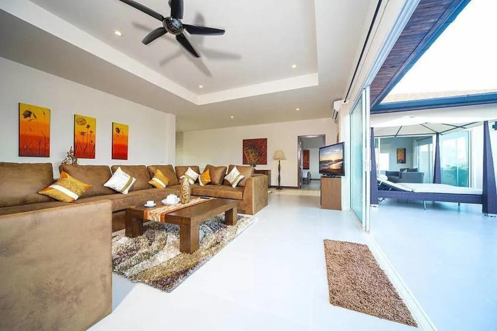 View Peche Villa 8 Bed 180 Degree Views across the Andaman Sea