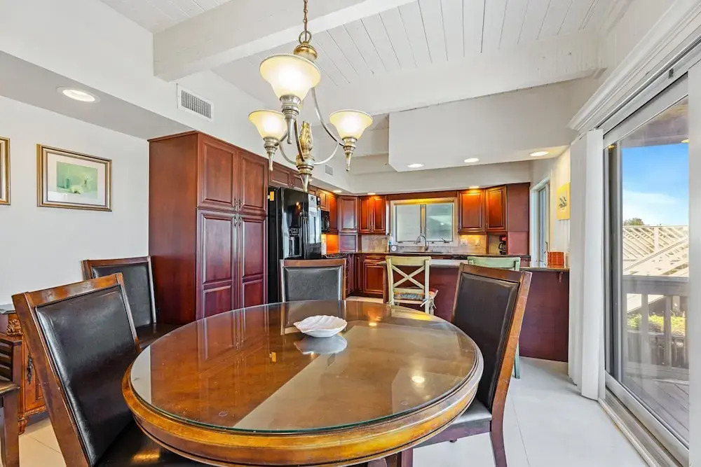 Large Beachfront Deck on Car Free Beach - 5747 S Atlantic