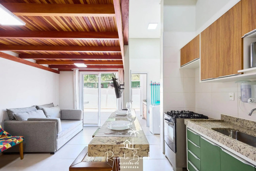 Apartamento térreo maravilhoso com mezanino para 10 pessoas