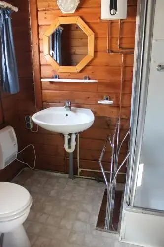 Haus Seerobbe-Blockhaus im Garten