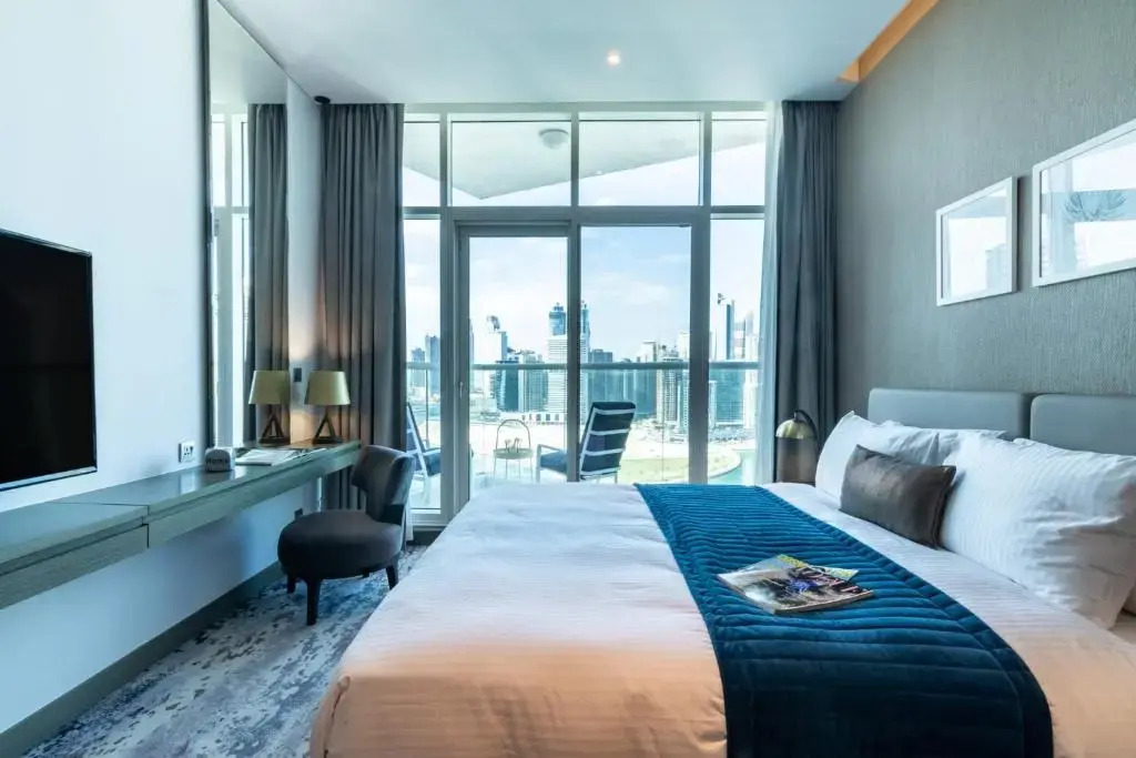 White Sage - Designer Studio with Canal View & Largest Balcony