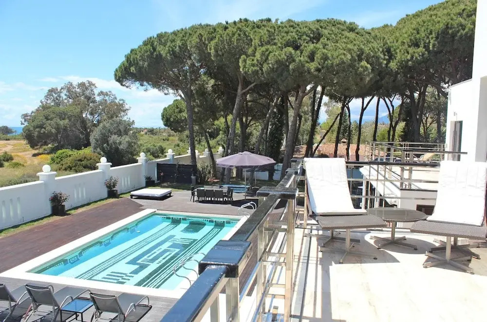 7 bedroom modern beachfront Villa, in Artola, Marbella, close Puerto Cabopino