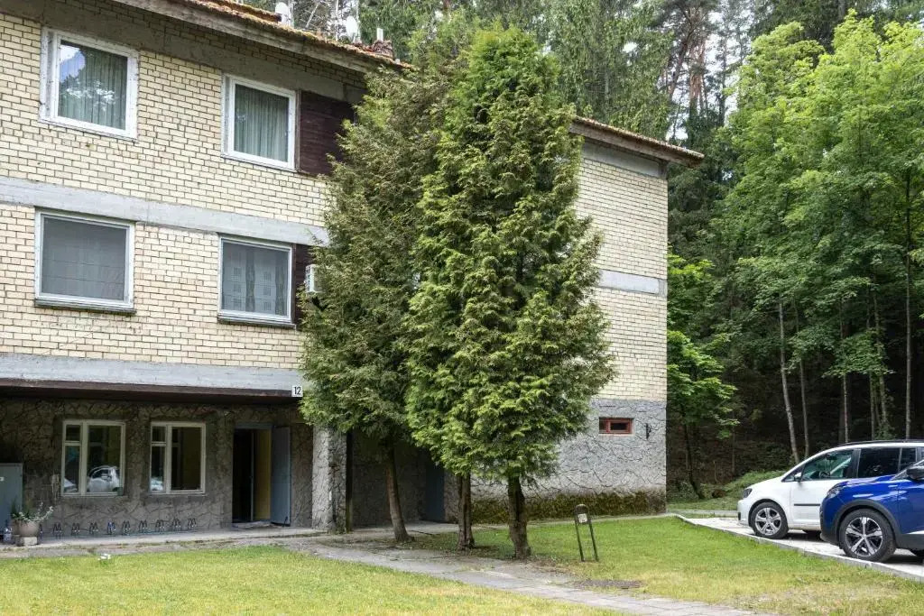 Family-friendly 2 rooms apartment with view to a forest