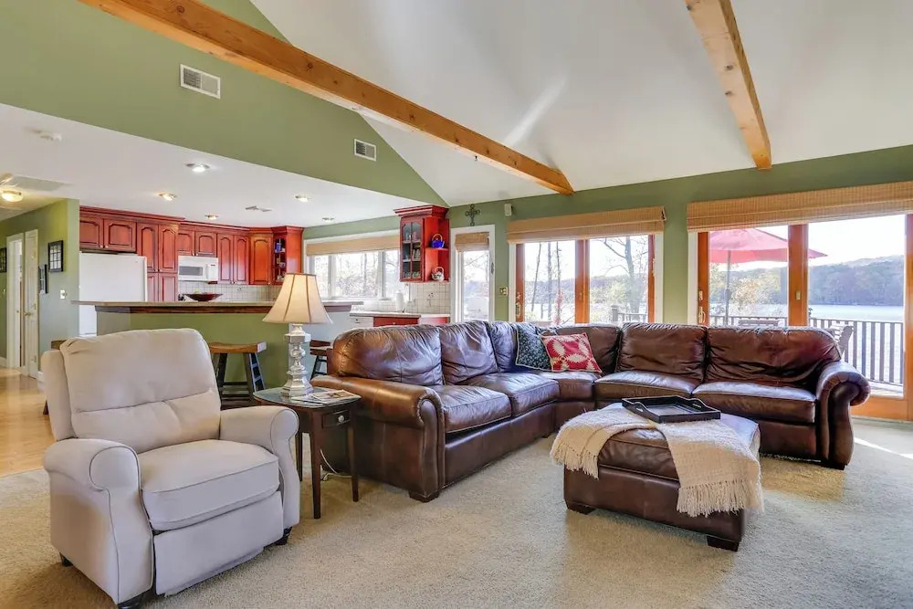 Ski, Swim & Relax: Waterfront Haven on Pines Lake!