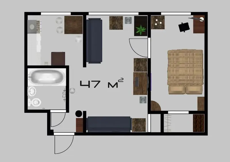 Vavilon dvuhkomnatnye apartamenty na Mamina-Sibirjaka 2