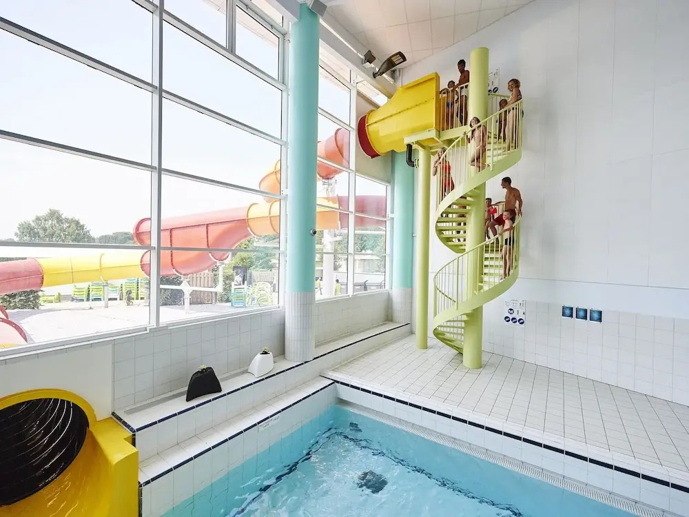 Child-friendly villa with stove, located in a lake area