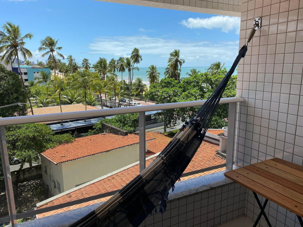 Bela Hospedagem - #Atlântico Sul 408 - Flat com vista para o mar