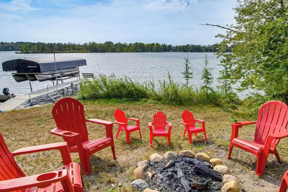 Pequot Lakes Retreat w/ Beach + Fire Pit!
