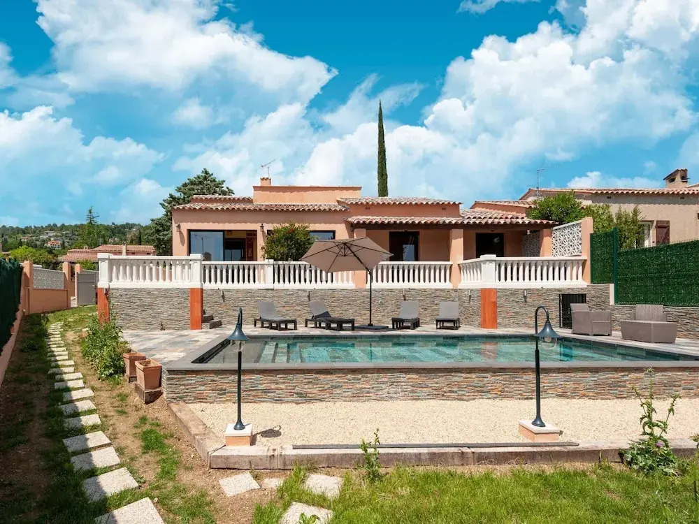 Villa in Callian With Heated Pool and Golf Nearby