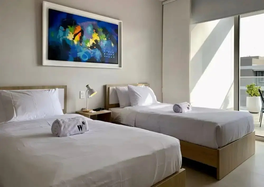 w Cozy 2BR w Balcony n AC in Cartagena