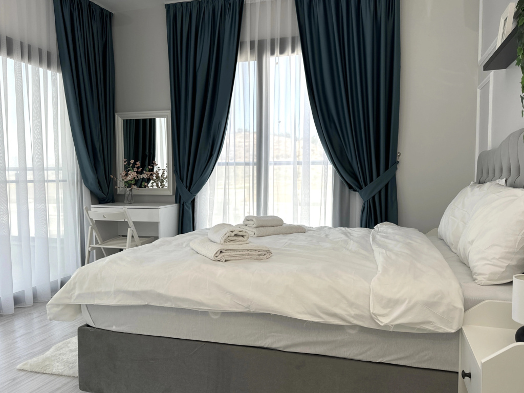 Апартаменты С видом на море Caesar Blue Sazbona 38 с 1 спальней