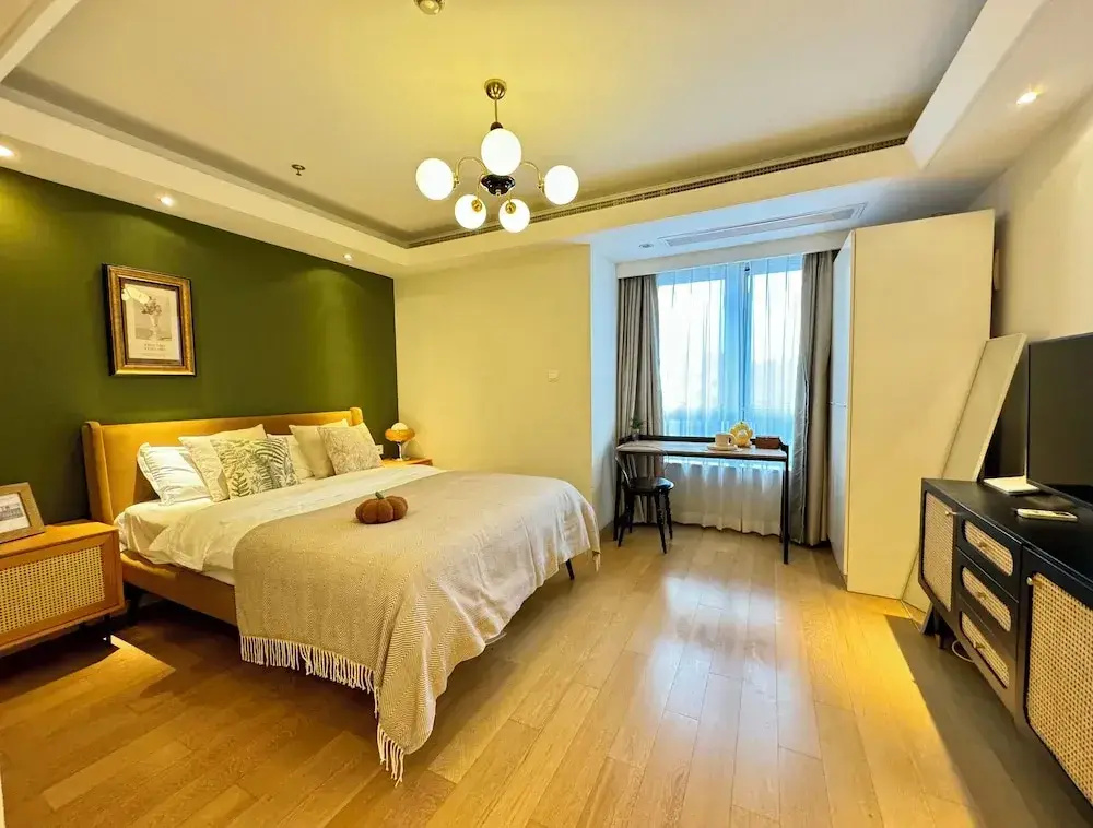 Shanghai Lerongju Boutique Apartment Metro Line 8 20meter