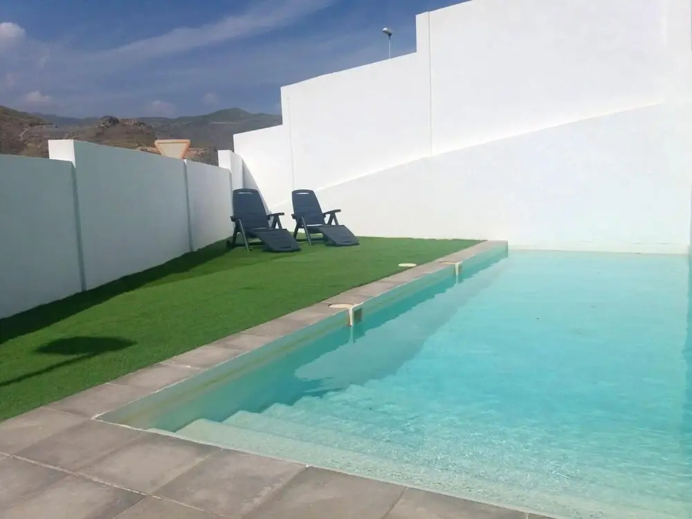 Chalet With 2 Bedrooms in Vícar, With Wonderful Mountain View, Private Pool and Enclosed Garden Near the Beach