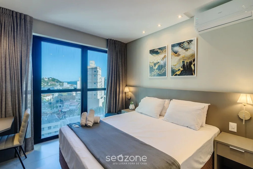 MHFA - Studios em Prédio Luxuoso com Vista Mar