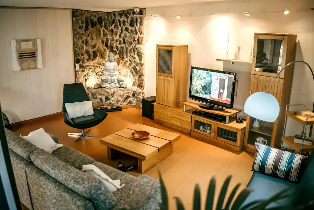 Apartment with One Bedroom in San Bartolomé de Tirajana, with Wonderful Sea View, Private Pool, Furnished Garden - 1 Km From the Beach