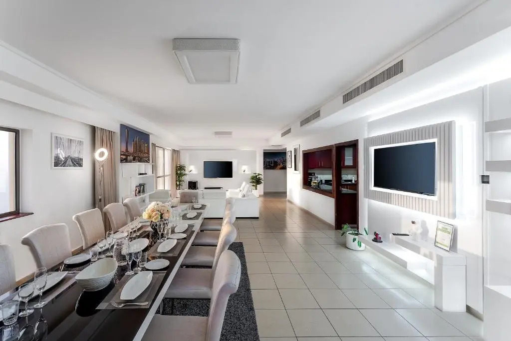 Dubai JBR Amaz Penthouse front sea 5 plus 1 Bdr private Climatized pool