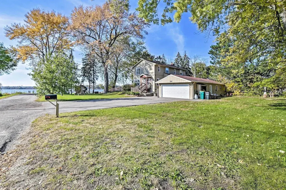 Lakefront Home w/ Game Room, Theater & Dock!