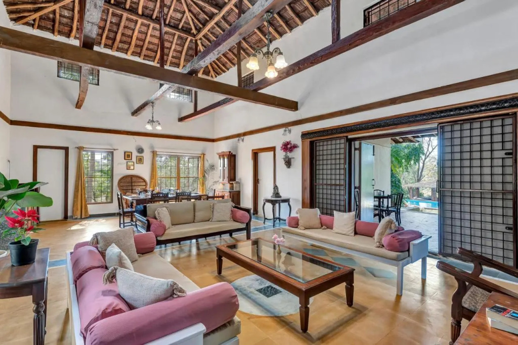 SaffronStays Laburnum House - 3BHK Pet-Friendly Villa with Pool, Lawn & Countryside Views