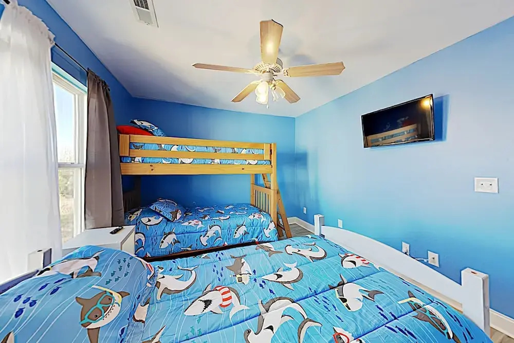New Listing! Coastal Gem W/ Balconies, Near Beach 4 Bedroom Duplex
