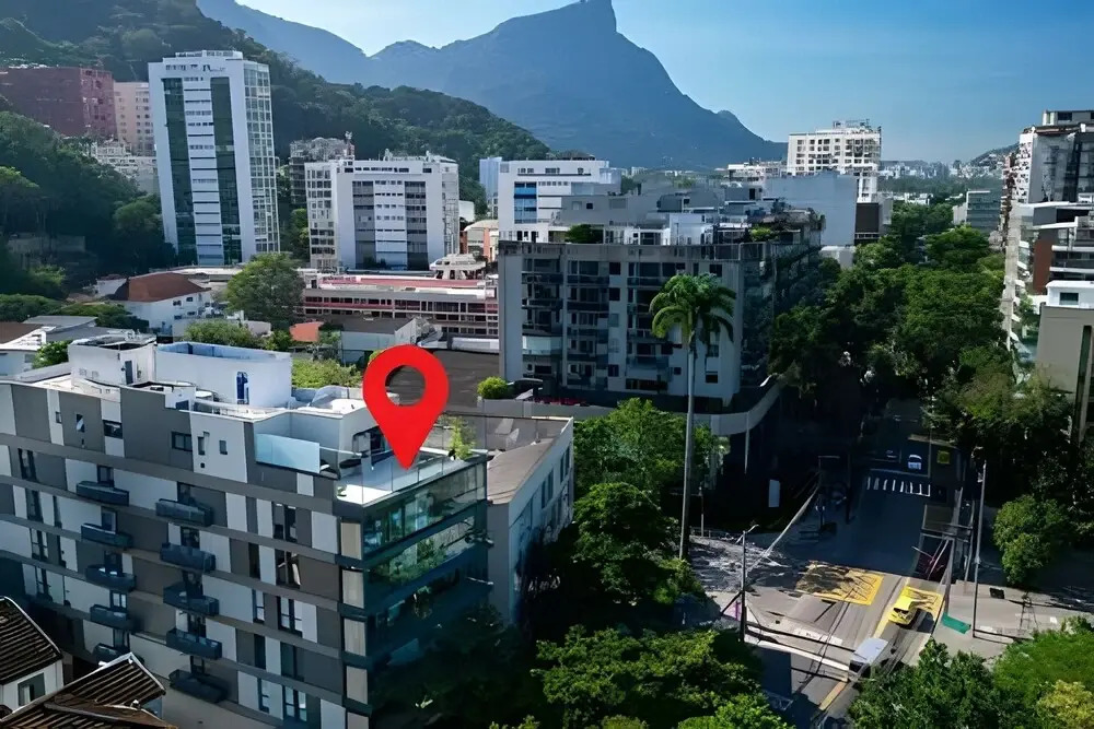 Gávea | 1 quarto, vista Cristo, prédio com infra - por Casapē Rio