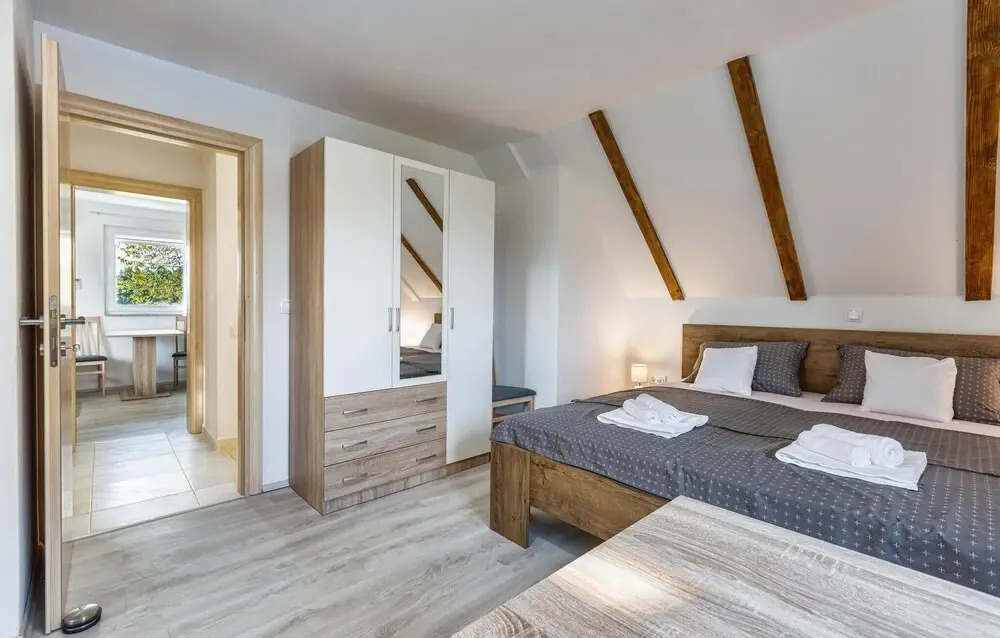 Nice Home in Smiljan With Sauna, Wifi and Outdoor Swimming Pool