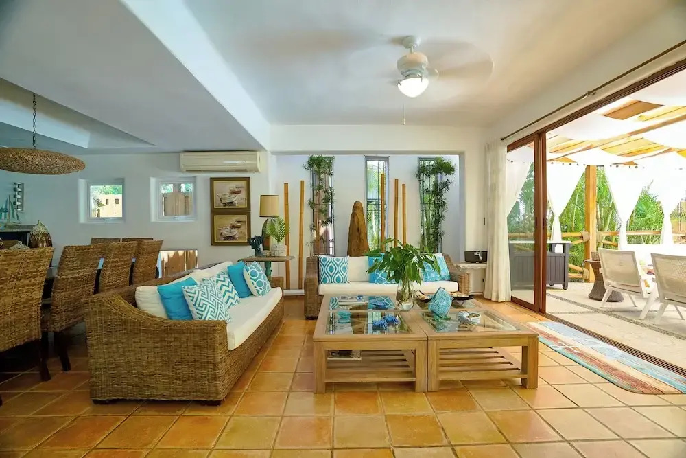 Beach Villa in El Portillo Sleeps 12