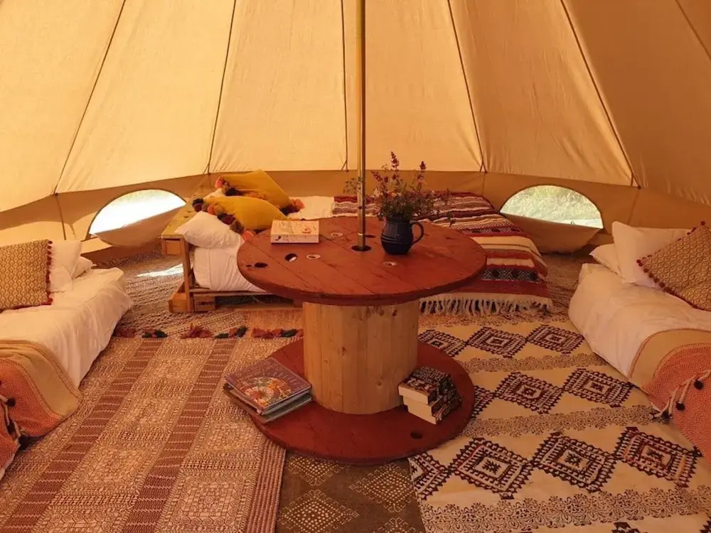 Whispers the Wind Bell Tent Hang Out Zone