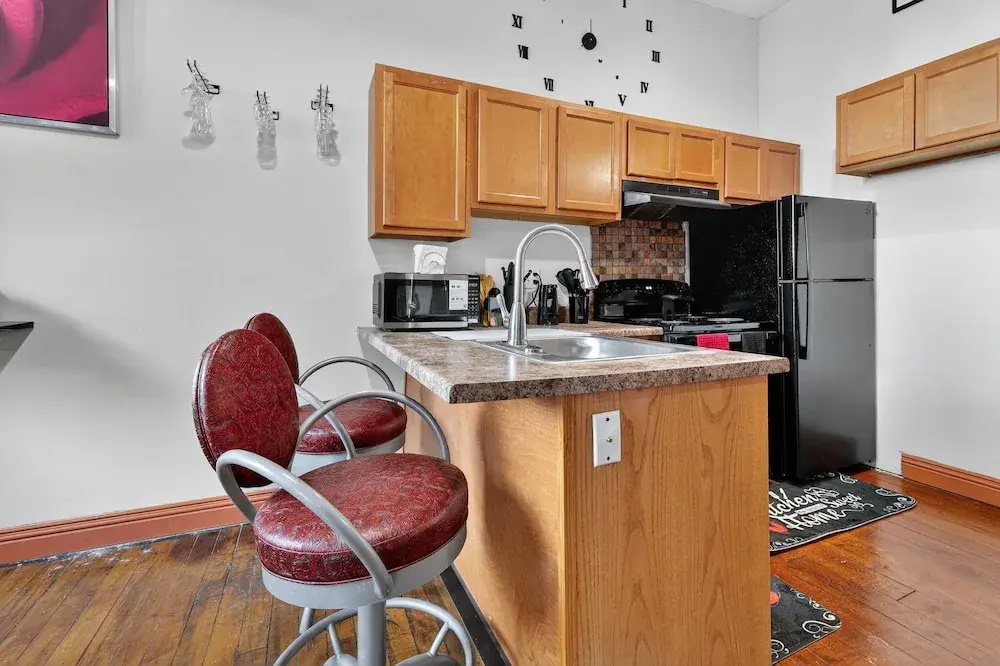 Beautiful 'rose Themed' Loft Near Downtown Detroit 1 Bedroom Apts