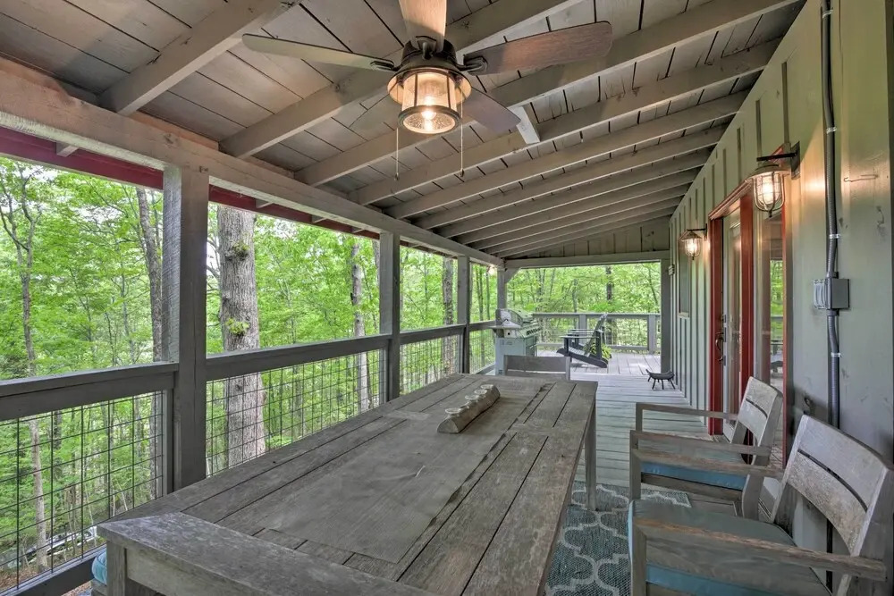 Serene Cabin Getaway w/ 2 Decks + Mountain Views!