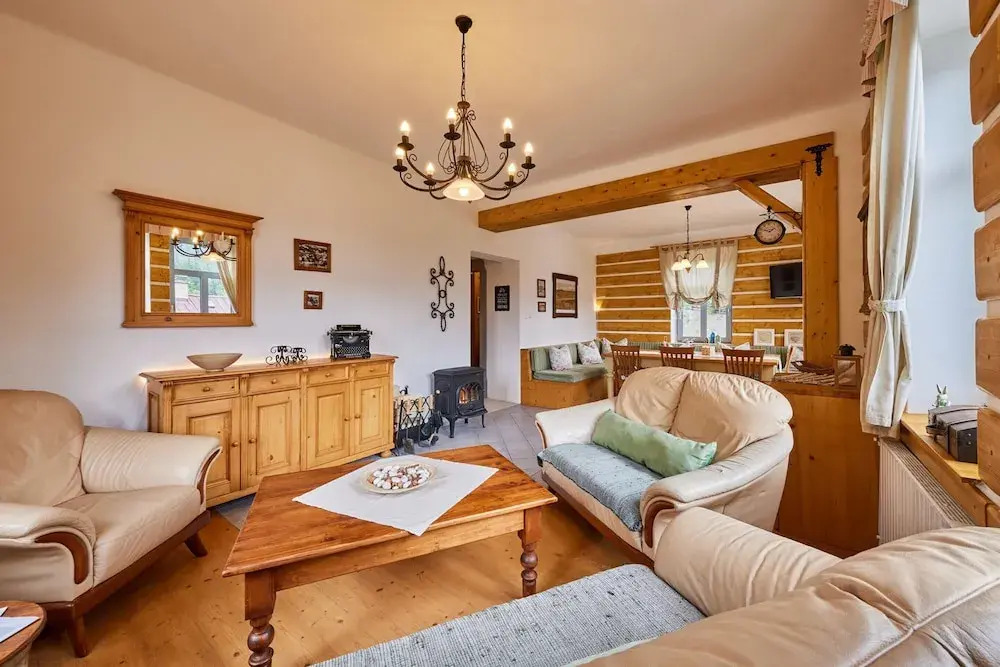 Villa in Jablonec with Sauna & Hot Tub