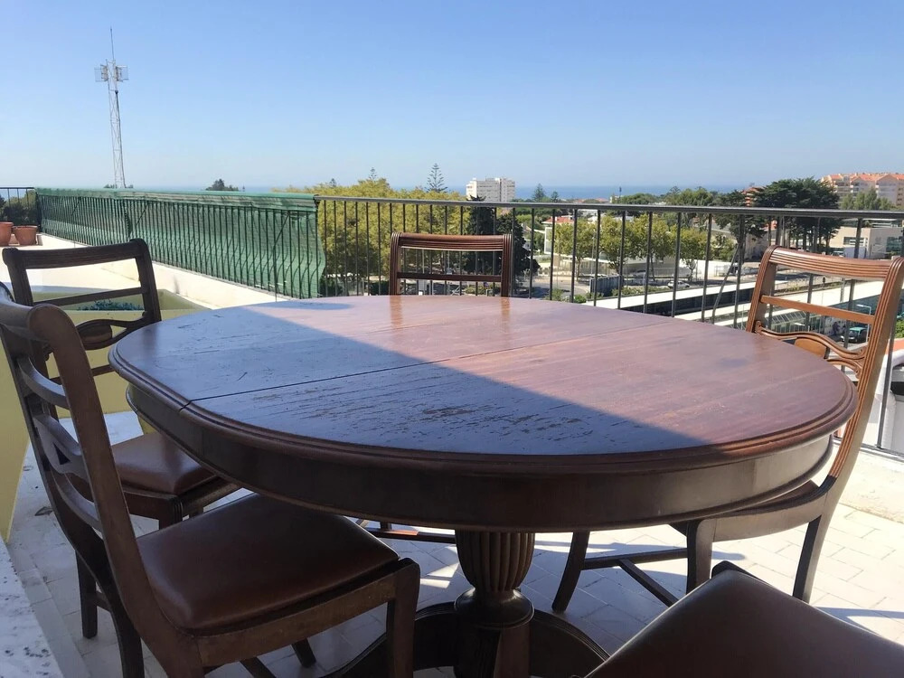 Apartment With 4 Bedrooms in Carcavelos, With Wonderful sea View, Furnished Terrace and Wifi