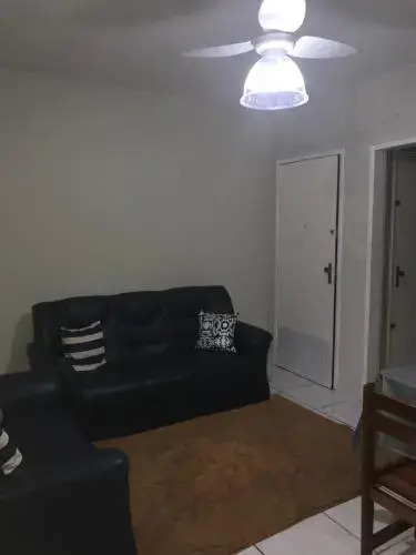 Apartamento bem localizado com Wi-Fi na Praia do Morro