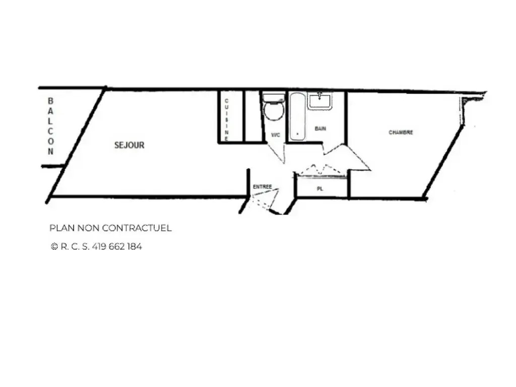 Appartement Les Menuires, 2 pièces, 5 personnes - FR-1-452-125