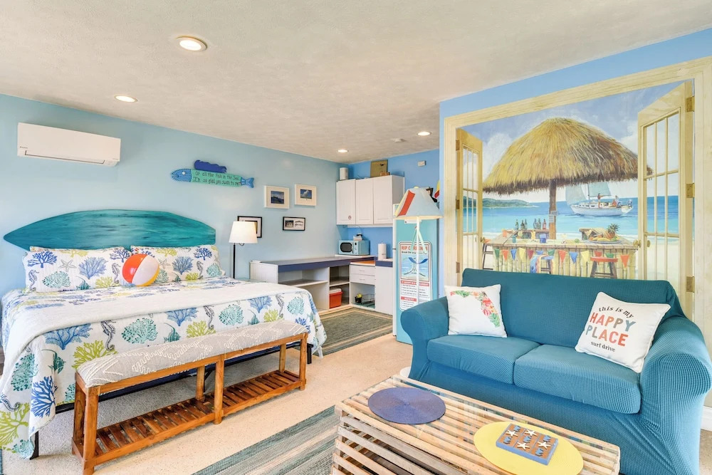 PCB Studio w/ Private Patio: Steps to Beach!