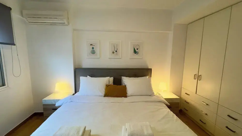 Minimalist 2Bedroom Apartment with Balcony in the heart of Athens