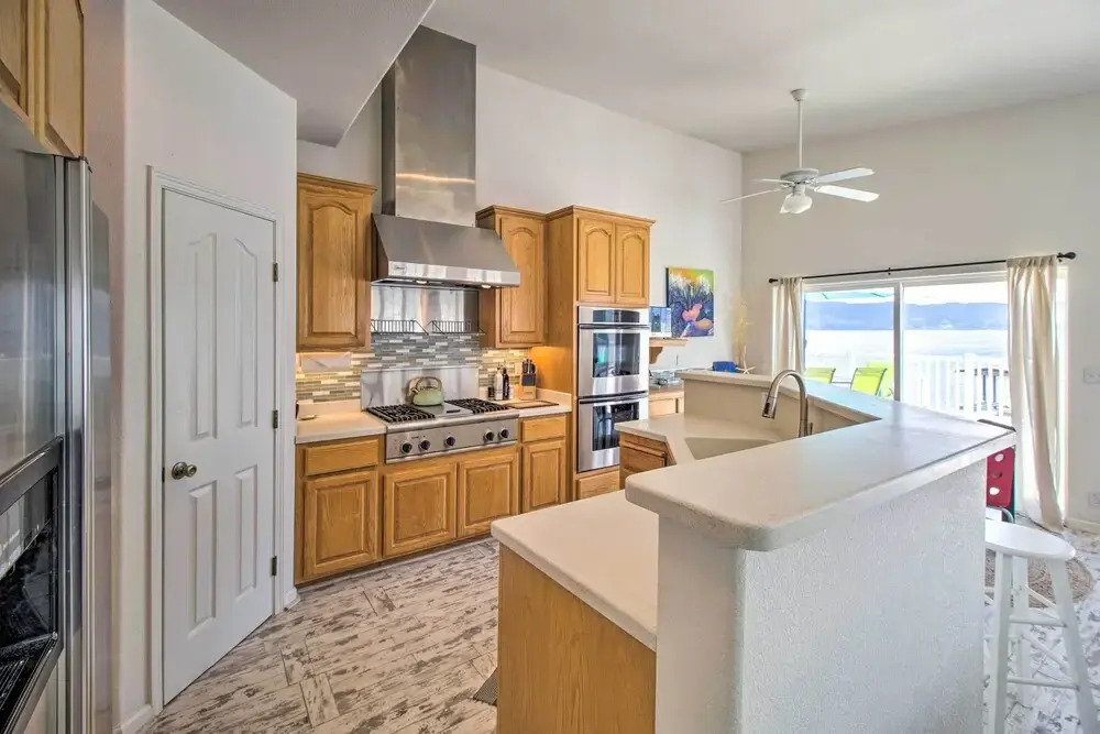 Spacious Lakeport Home w/ Dock & Mtn Views!