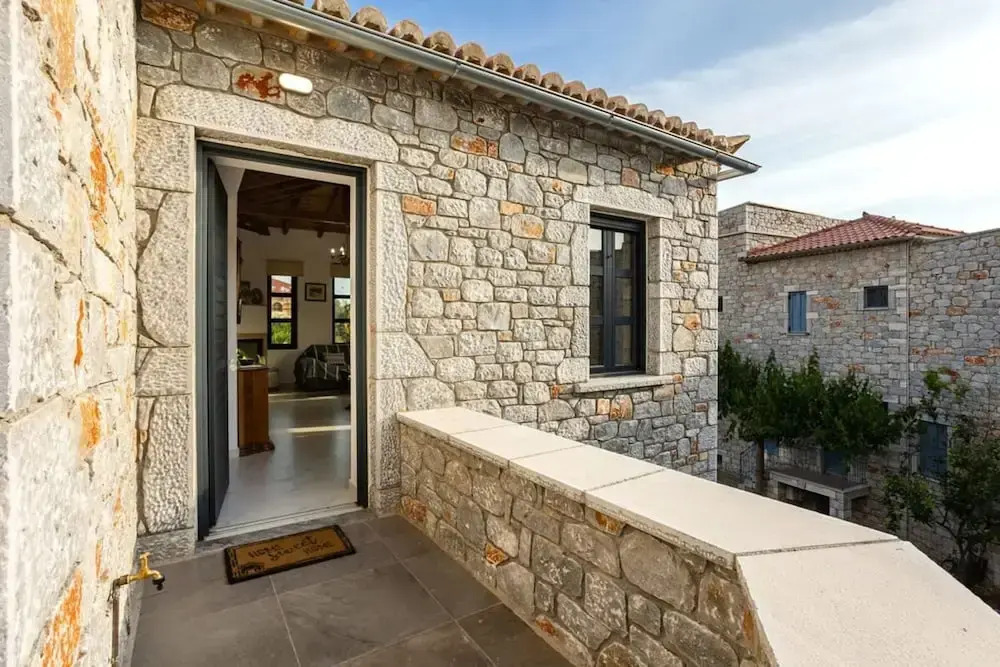 Stoupa Stone Built Home A Breath Away to the Sea