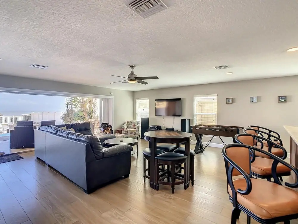 Hip Nautic Luxury Beachfront Beach Home With Pool - Car Free Beach - 4071h