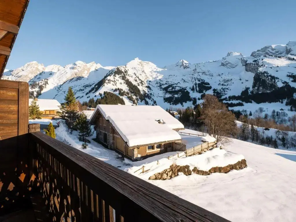 Appartement confortable à La Clusaz avec cheminée et garage - FR-1-304-135